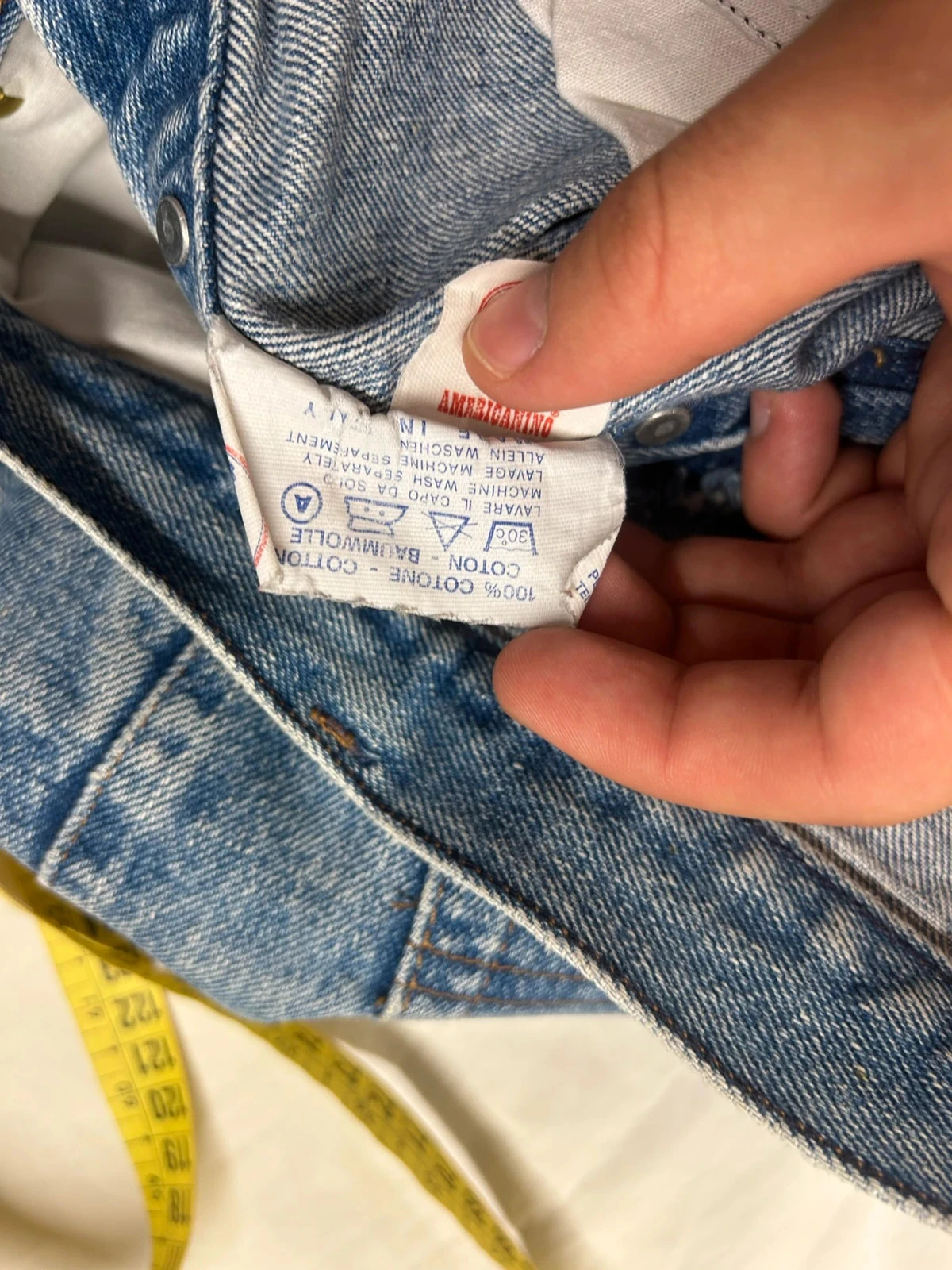 Light blue americanino vintage straight jeans size 31 – photo 12